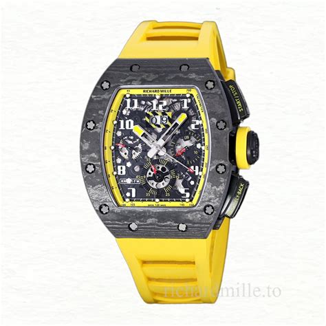 richard milley|richard mille watch yellow.